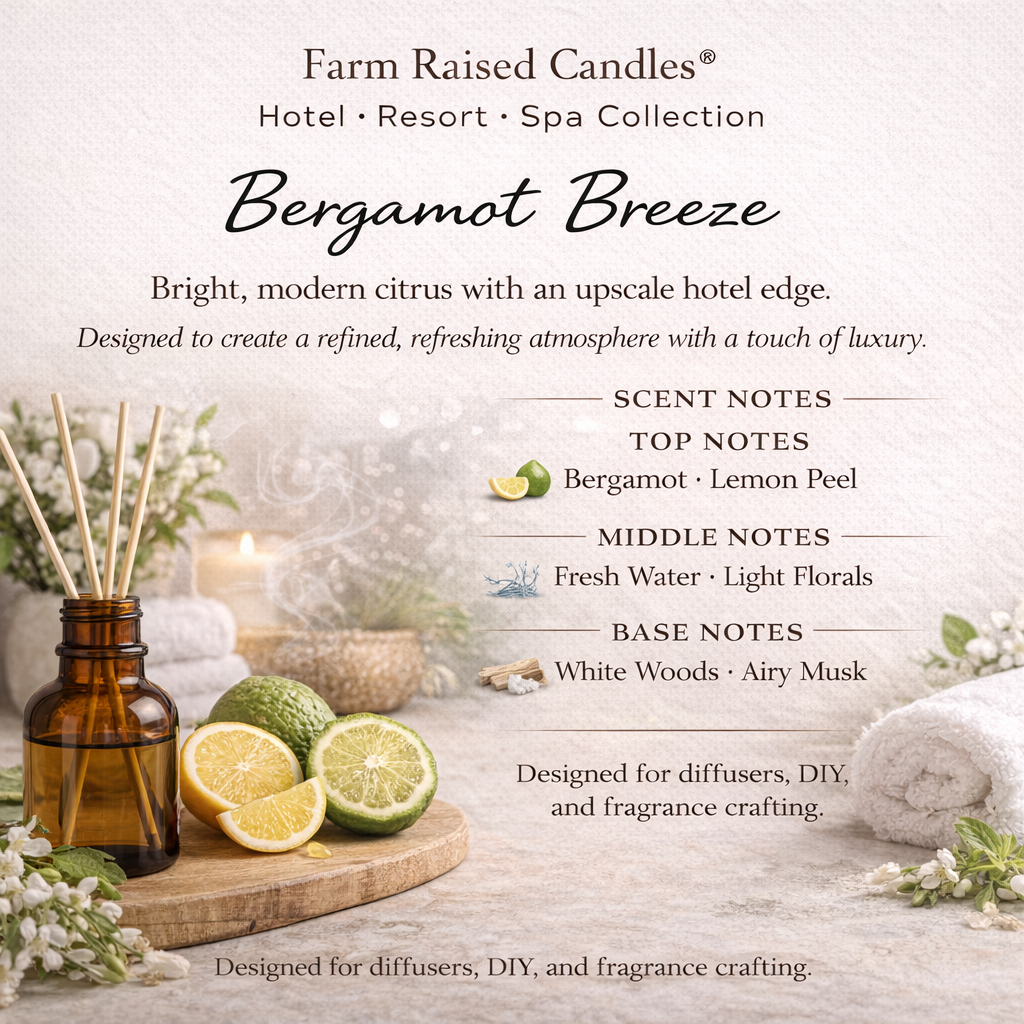 Bergamot Breeze Smart Diffuser Refill Oil | Clean Citrus Spa Scent