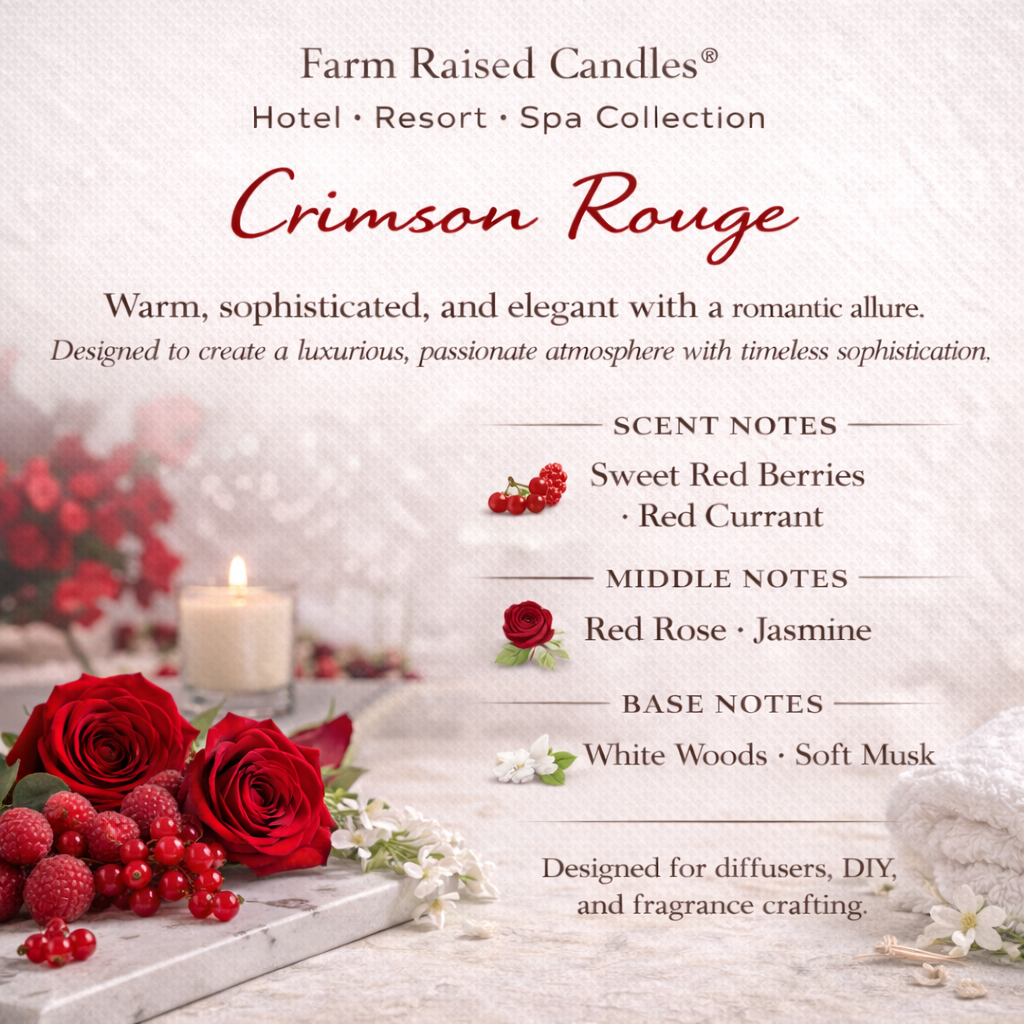 Crimson Rouge Smart Diffuser Refill Oil | Farm Raised Candles