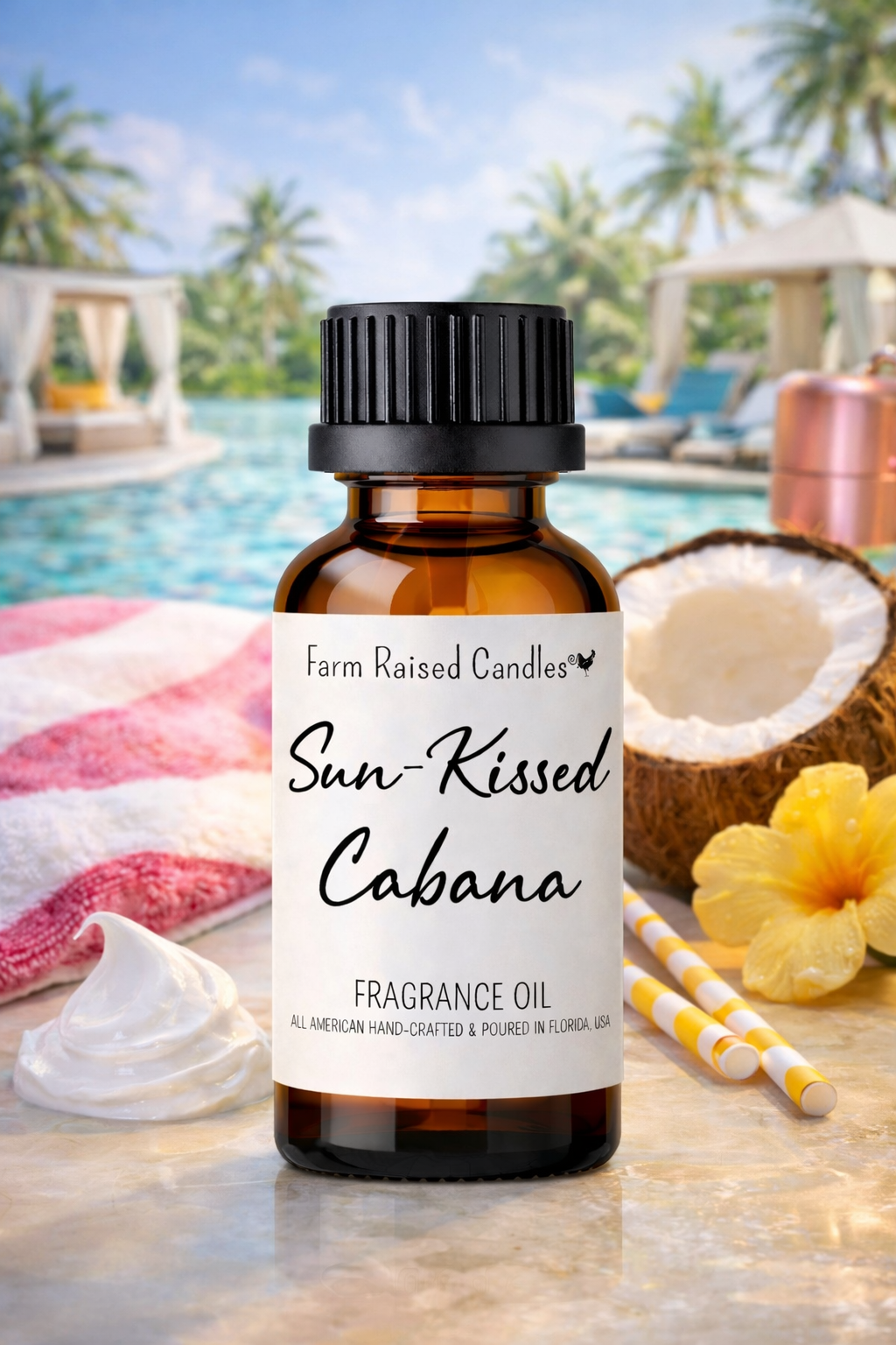 Sun Kissed Cabana – "Our Version Sol de Janeiro Beach Bum Bum" - Premium USA Made Fragrance Oil (1 fl oz / 30 mL)